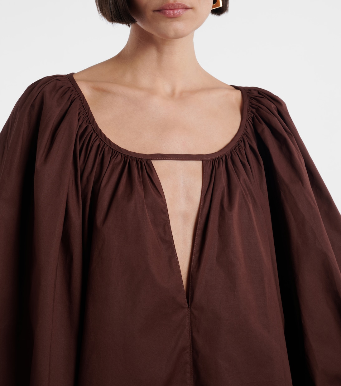 Minikleid aus einem Baumwollgemisch | Adriana Degreas