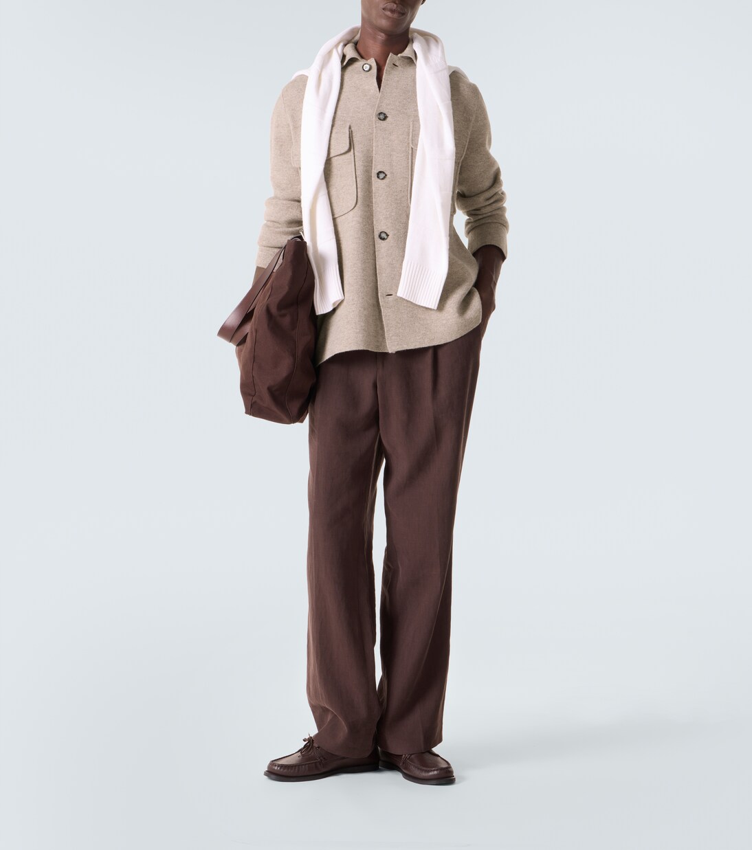 Wool and cashmere overshirt | Allude