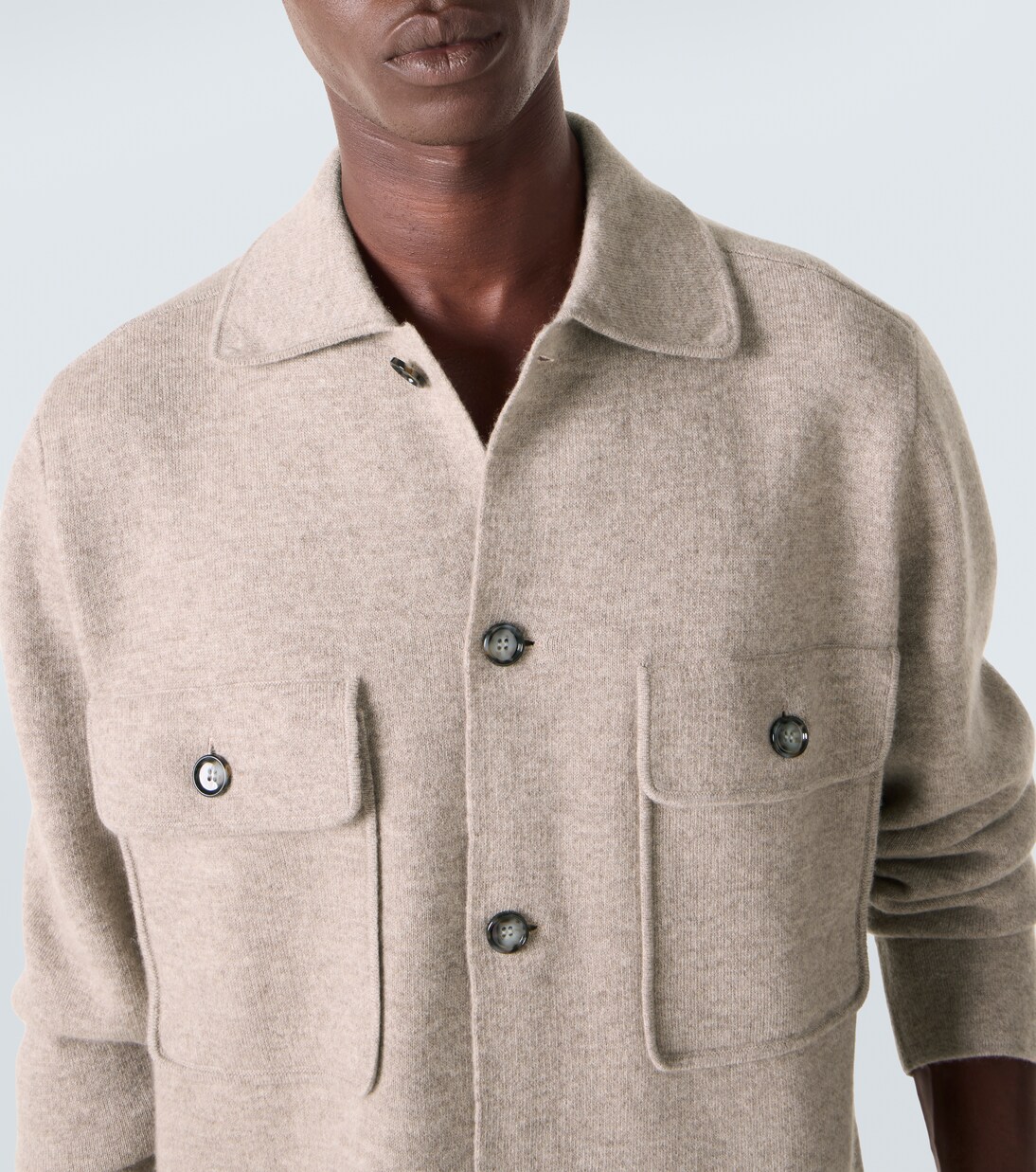 Wool and cashmere overshirt | Allude