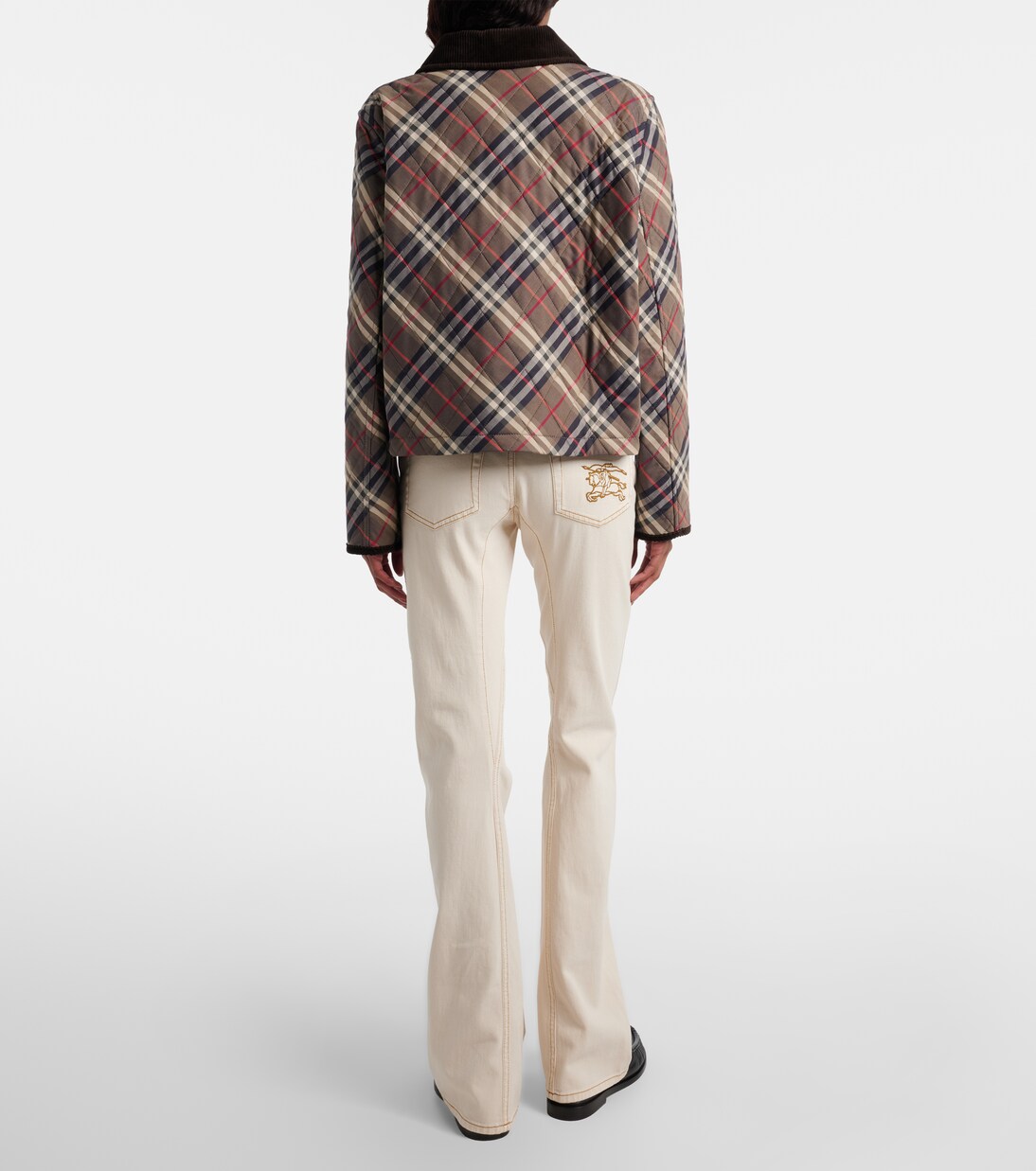 Bestickte Flared Jeans | Burberry