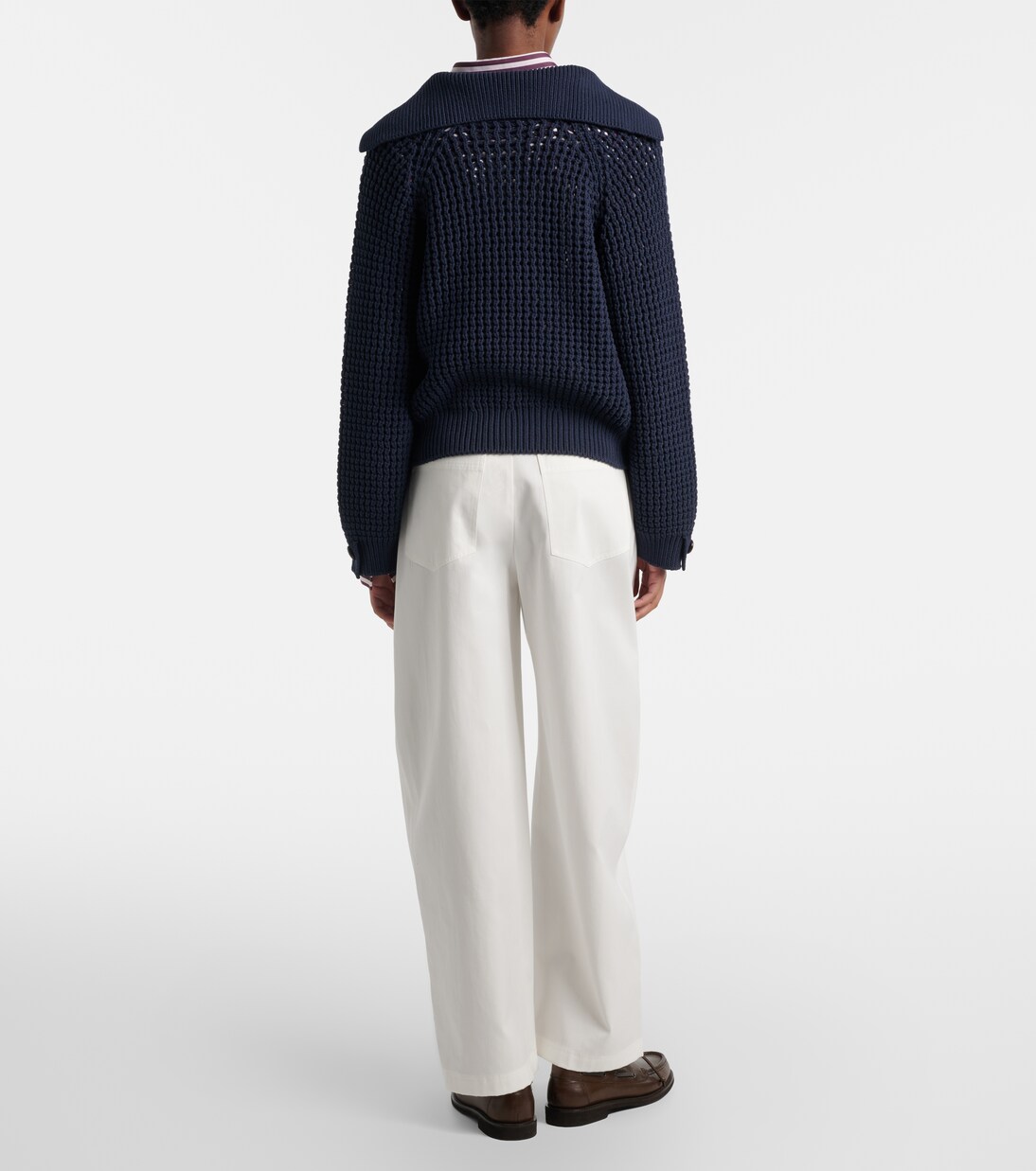 Cotton wide-leg pants | Brunello Cucinelli