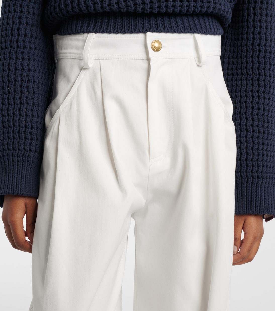 Cotton wide-leg pants | Brunello Cucinelli
