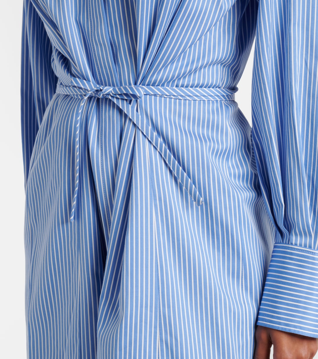 Abito chemisier Floyd in popeline di cotone a righe | Altuzarra