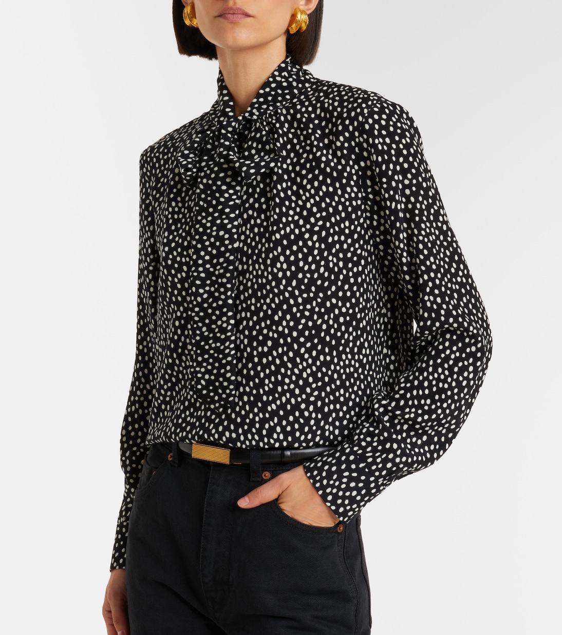 Blouse Janese en soie à pois | Nili Lotan