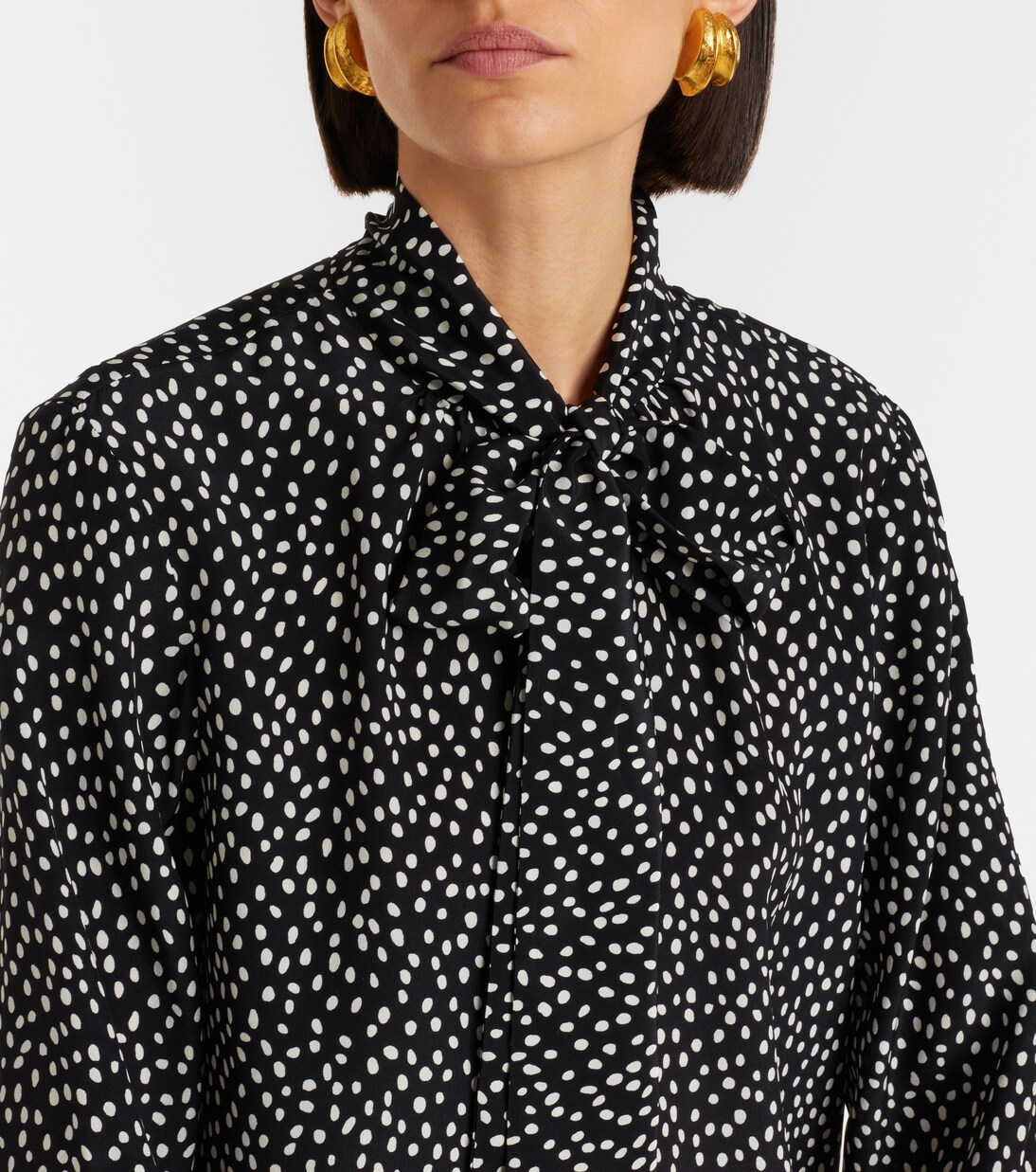 Blouse Janese en soie à pois | Nili Lotan