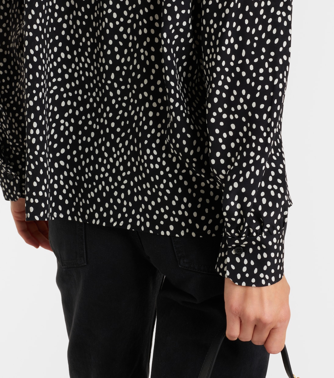 Blouse Janese en soie à pois | Nili Lotan