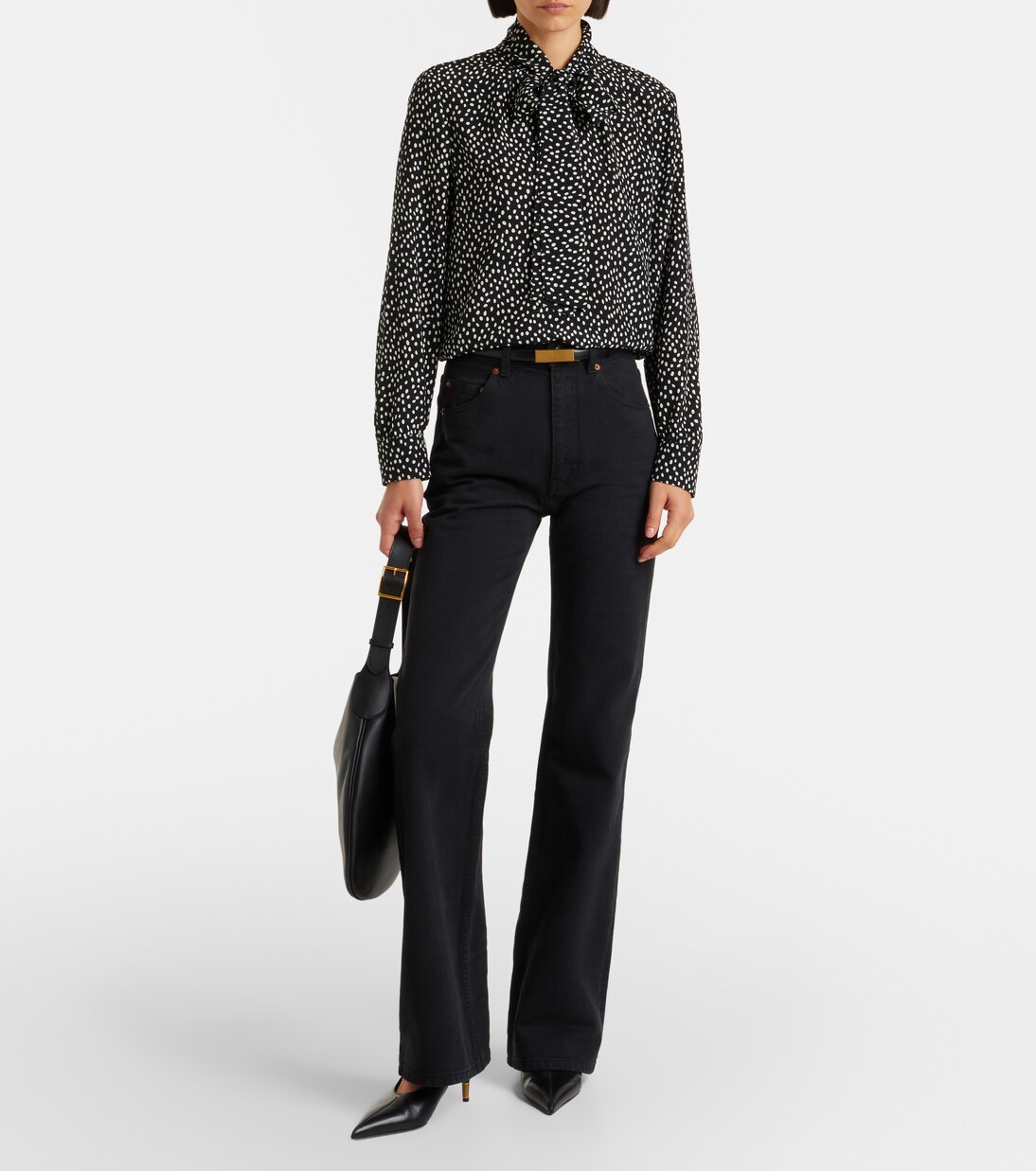 Blouse Janese en soie à pois | Nili Lotan