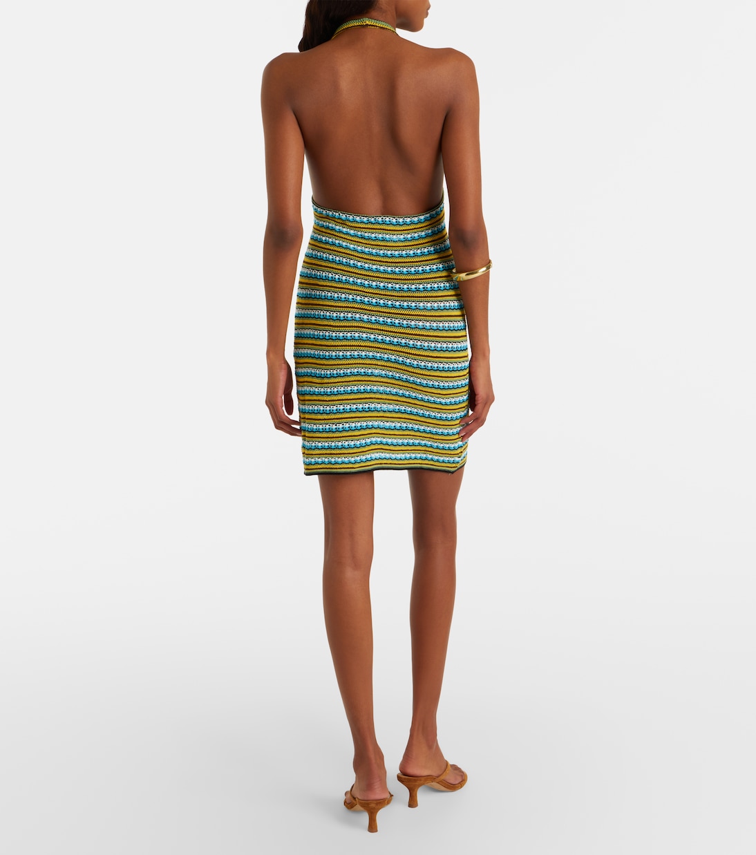 Greta striped cotton minidress | Staud