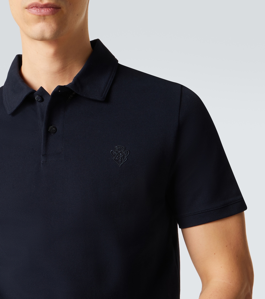 Logo cotton piqué polo shirt | Gucci