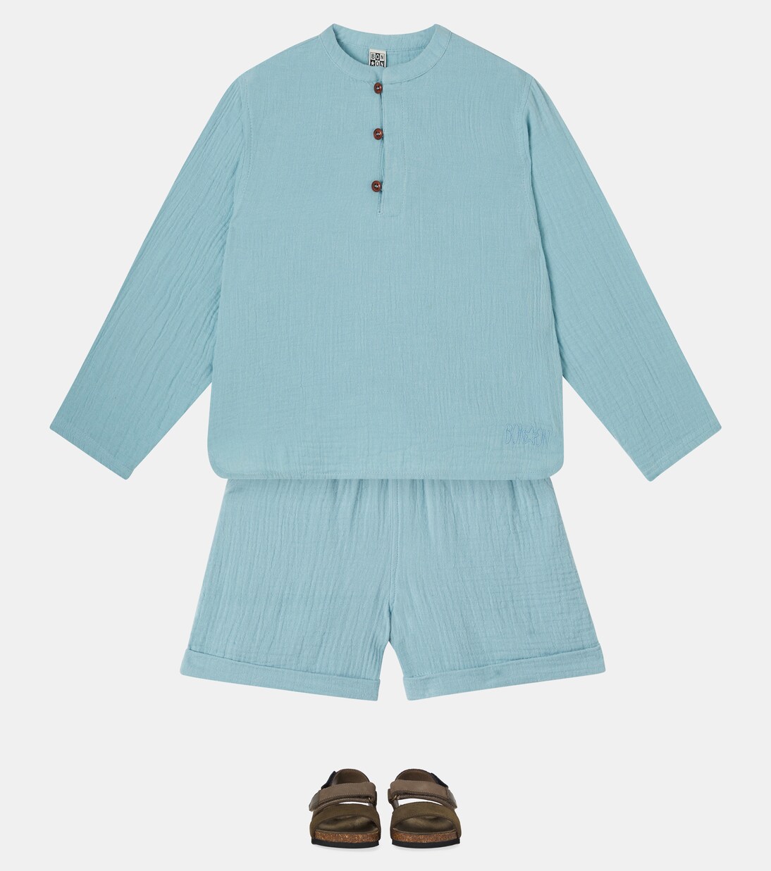 Shorts Noe aus Baumwoll-Gaze | Bonton