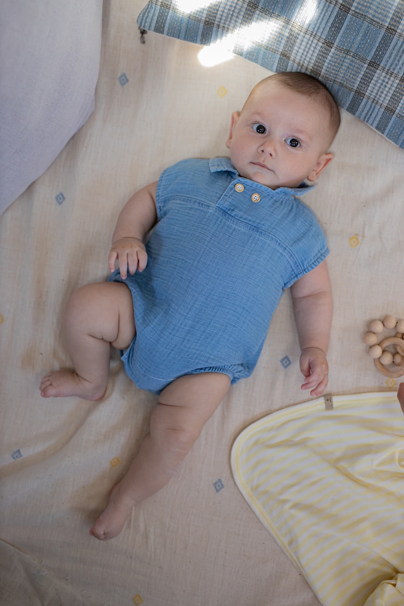 Baby Body Zacinto aus Baumwollmusselin | 1 + in the Family