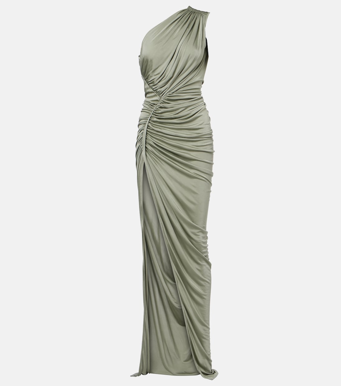 Lilies Shailee ruched one-shoulder gown | Rick Owens