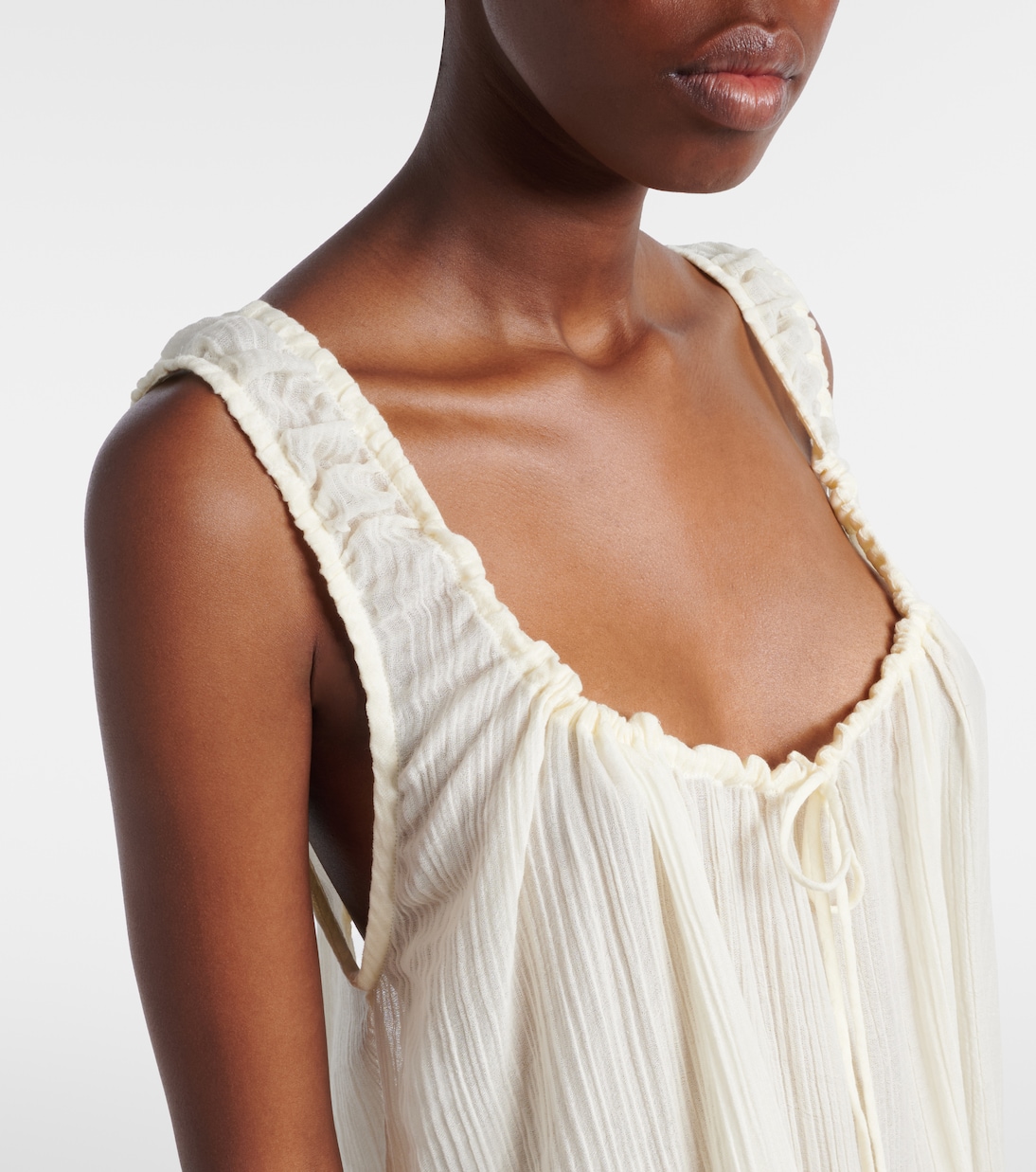 Ruffled cotton minidress | The Attico