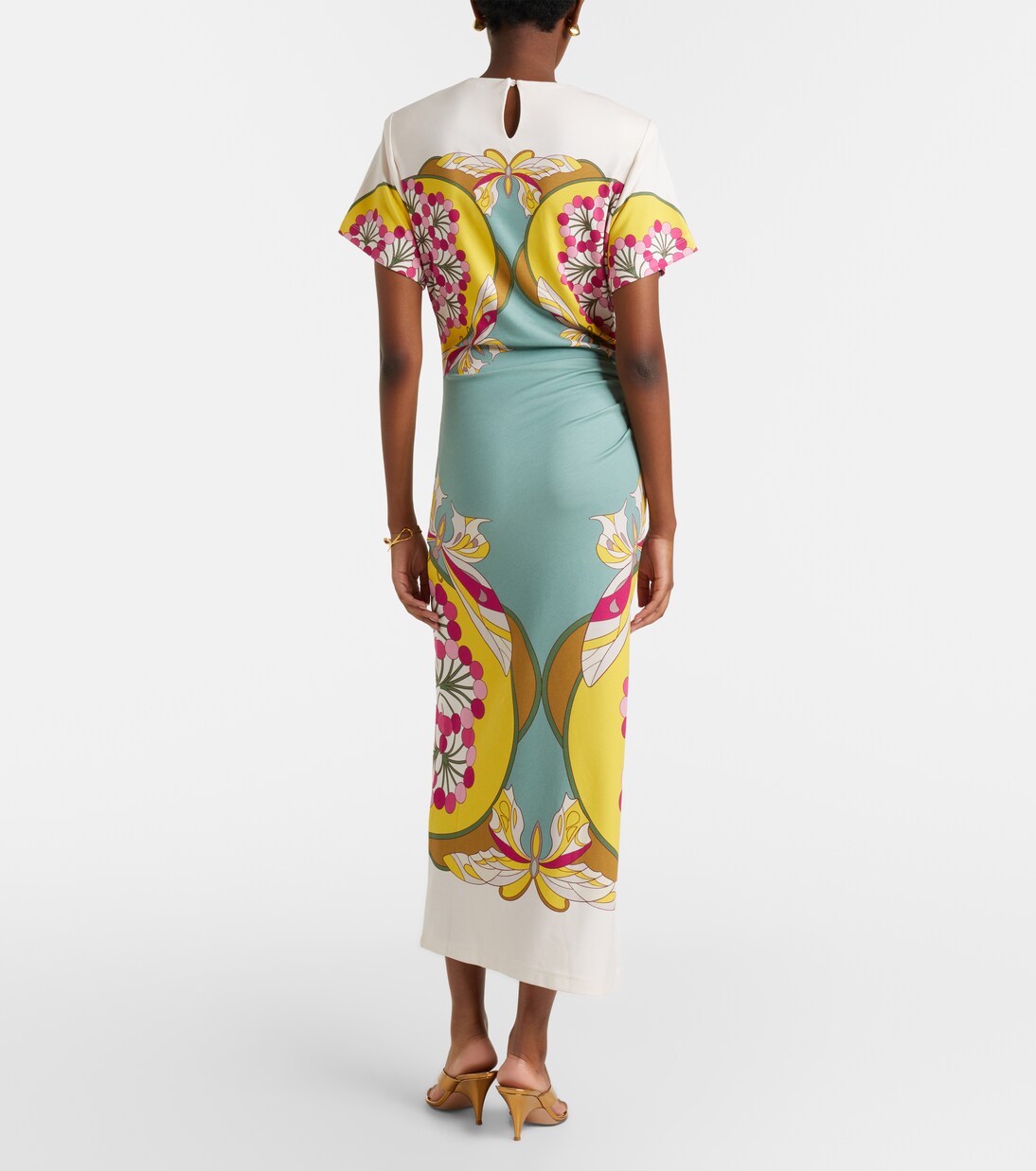 Lela printed jersey maxi dress | La DoubleJ