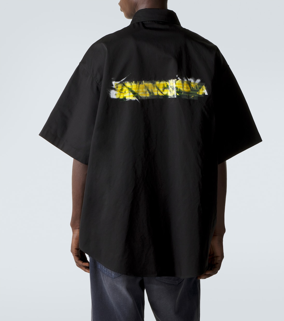 Logo cotton twill shirt | Balenciaga