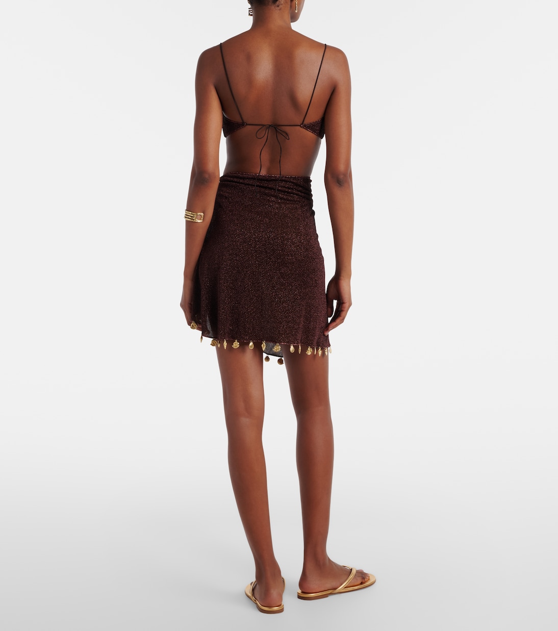 Lumière embellished beach cover-up | Oséree