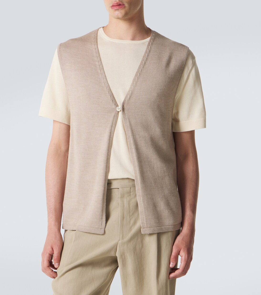 Wool and silk vest | Stòffa