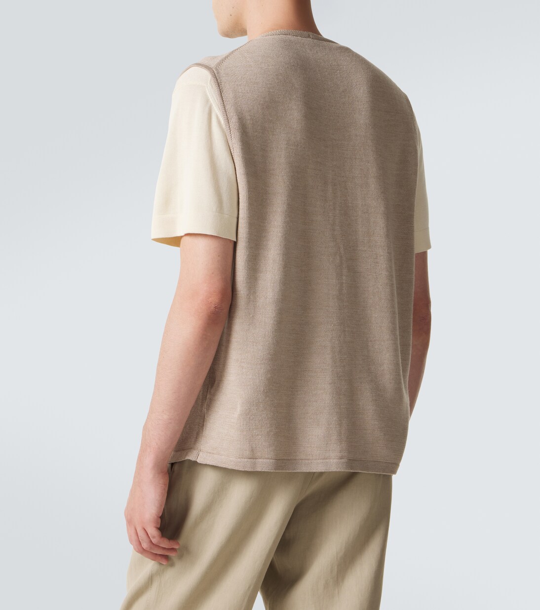 Wool and silk vest | Stòffa