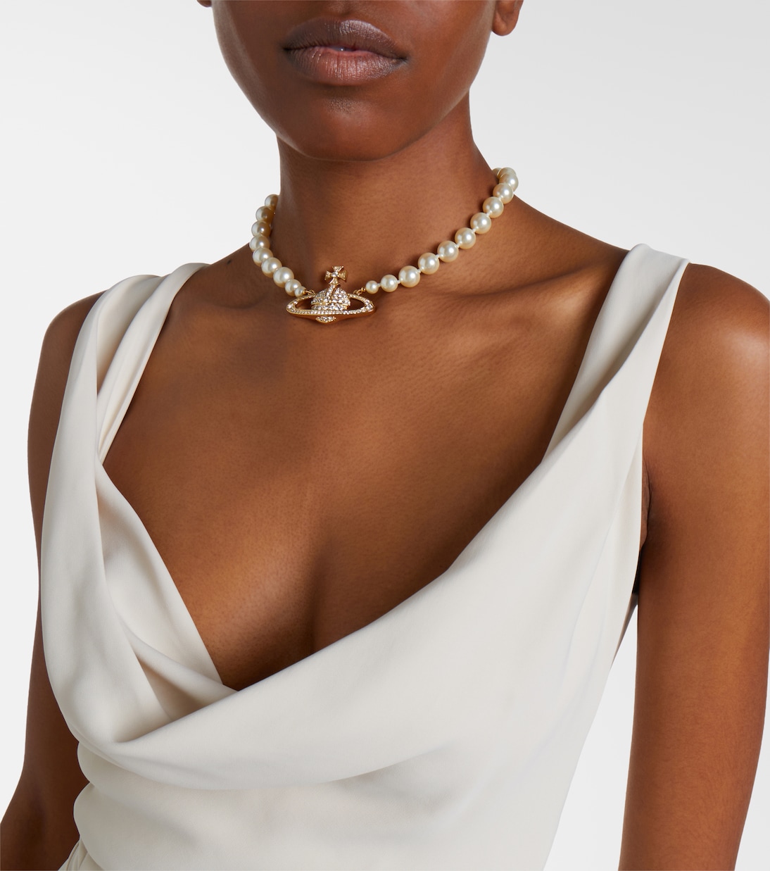 Panther draped ruched midi dress | Vivienne Westwood
