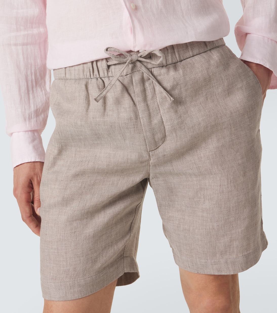 Felipe linen and cotton shorts | Frescobol Carioca