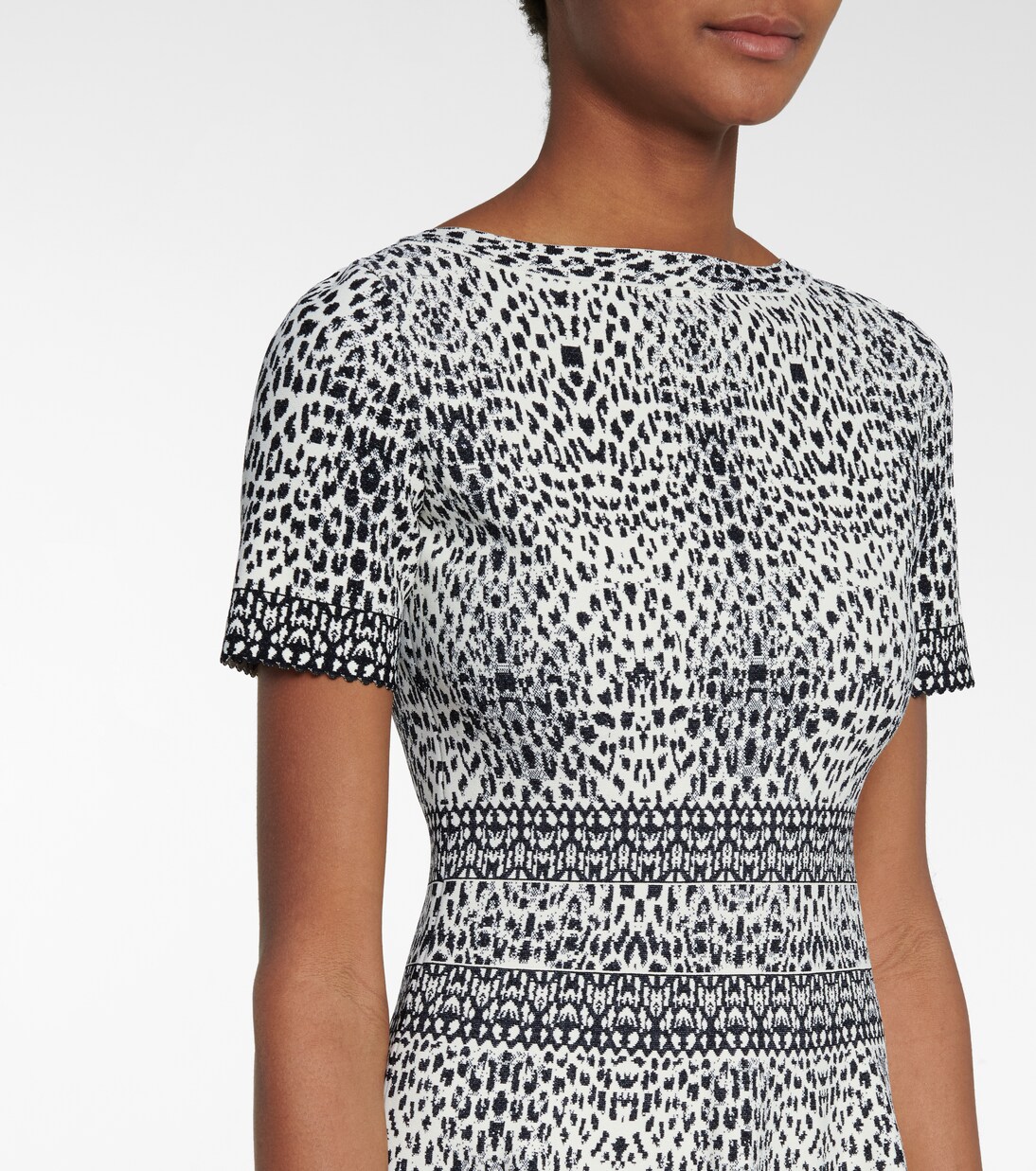 Stretch-jacquard minidress | Alaïa
