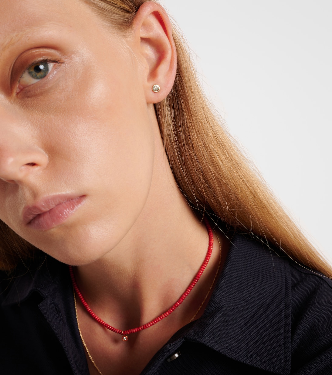 Happy Face 14kt gold and diamond earrings | Sydney Evan