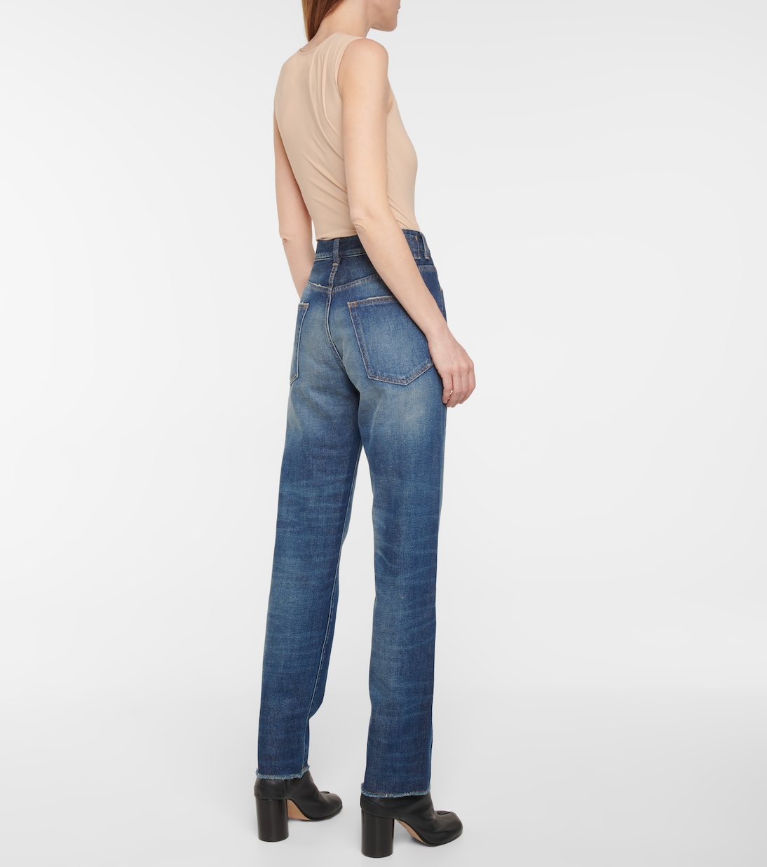 High-Rise Straight Jeans | MM6 Maison Margiela