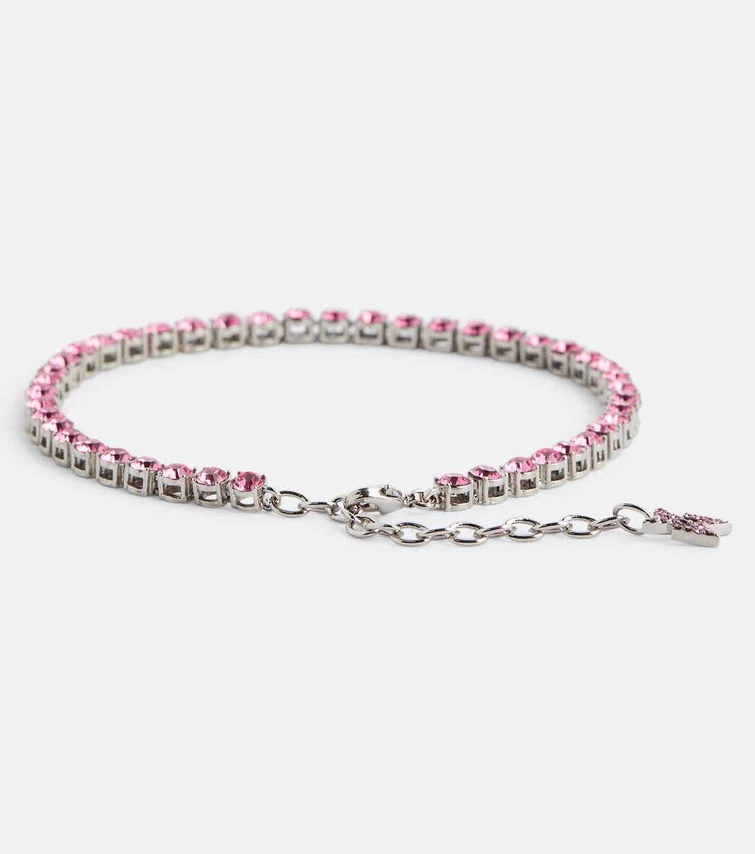 Tobillera tenis con cristales | Amina Muaddi