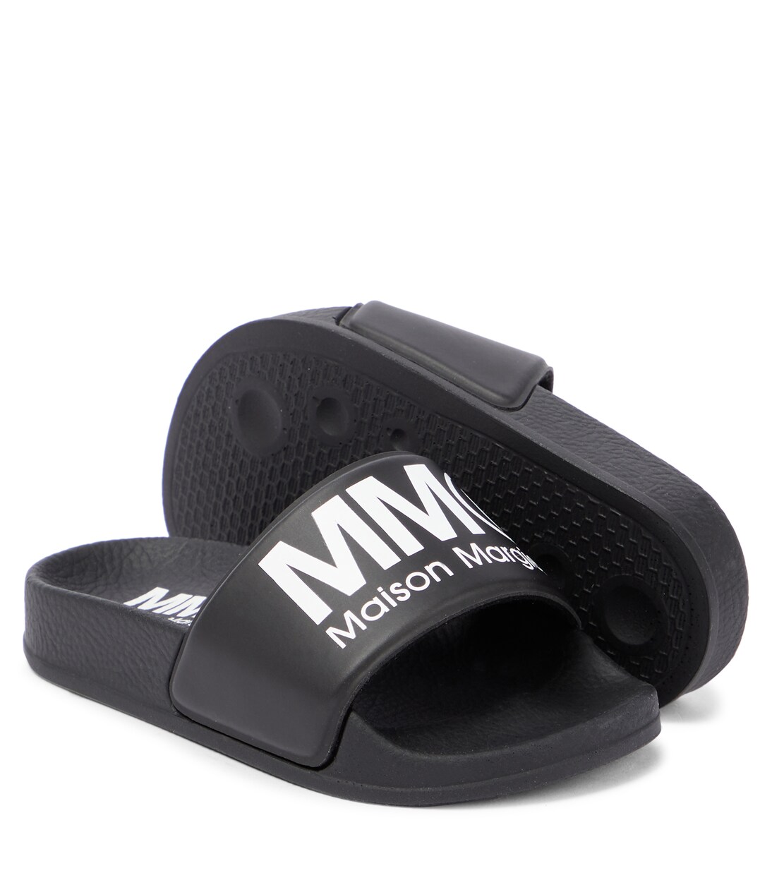 Logo rubber slides | MM6 Maison Margiela Kids
