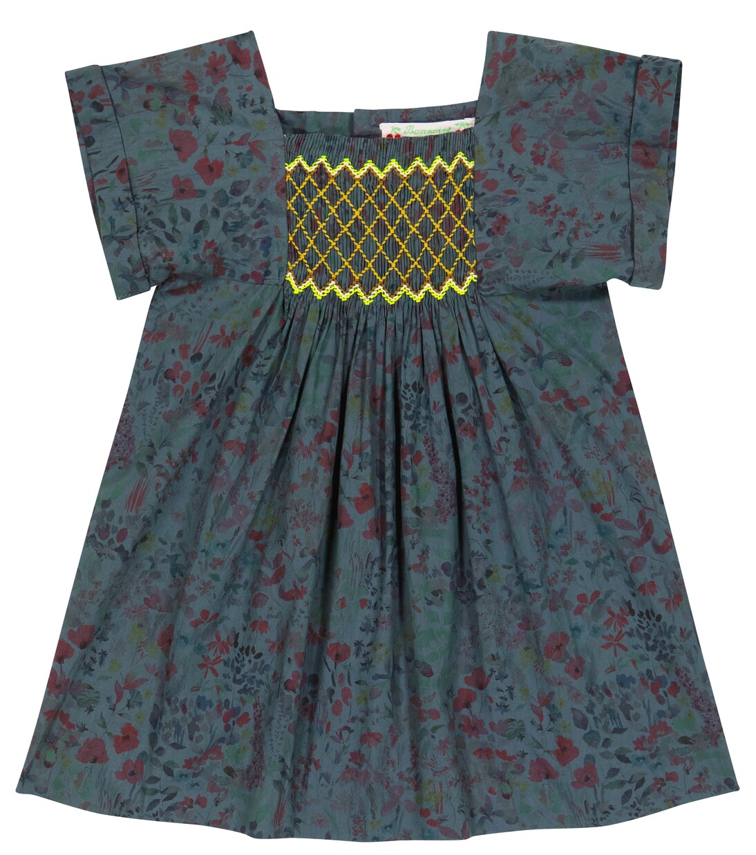 Baby Pais floral smocked cotton dress | Bonpoint