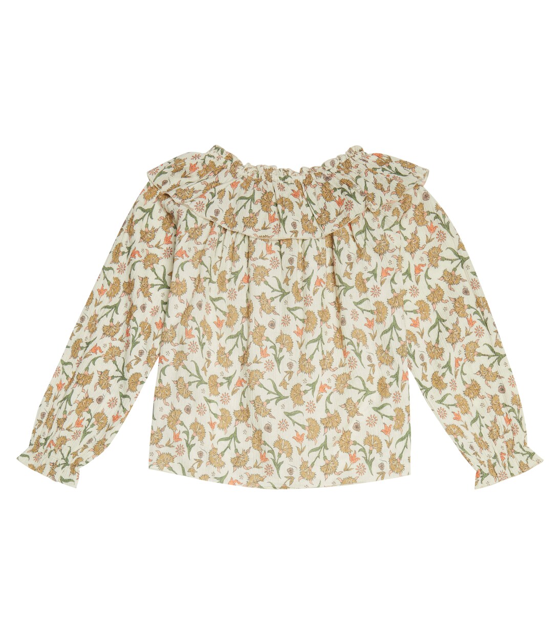 Indiana Olivia floral cotton muslin blouse | The New Society