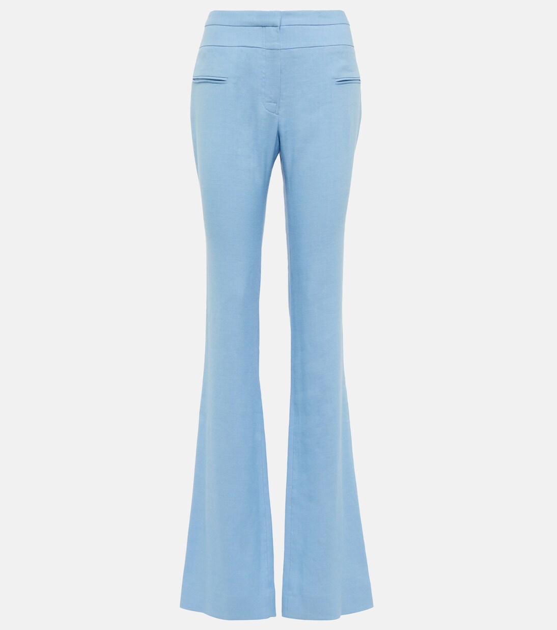 Serge linen-blend straight pants | Altuzarra
