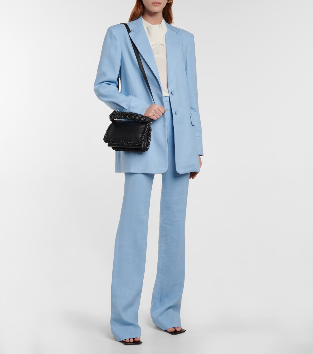 Serge linen-blend straight pants | Altuzarra