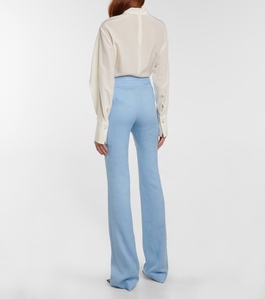 Serge linen-blend straight pants | Altuzarra