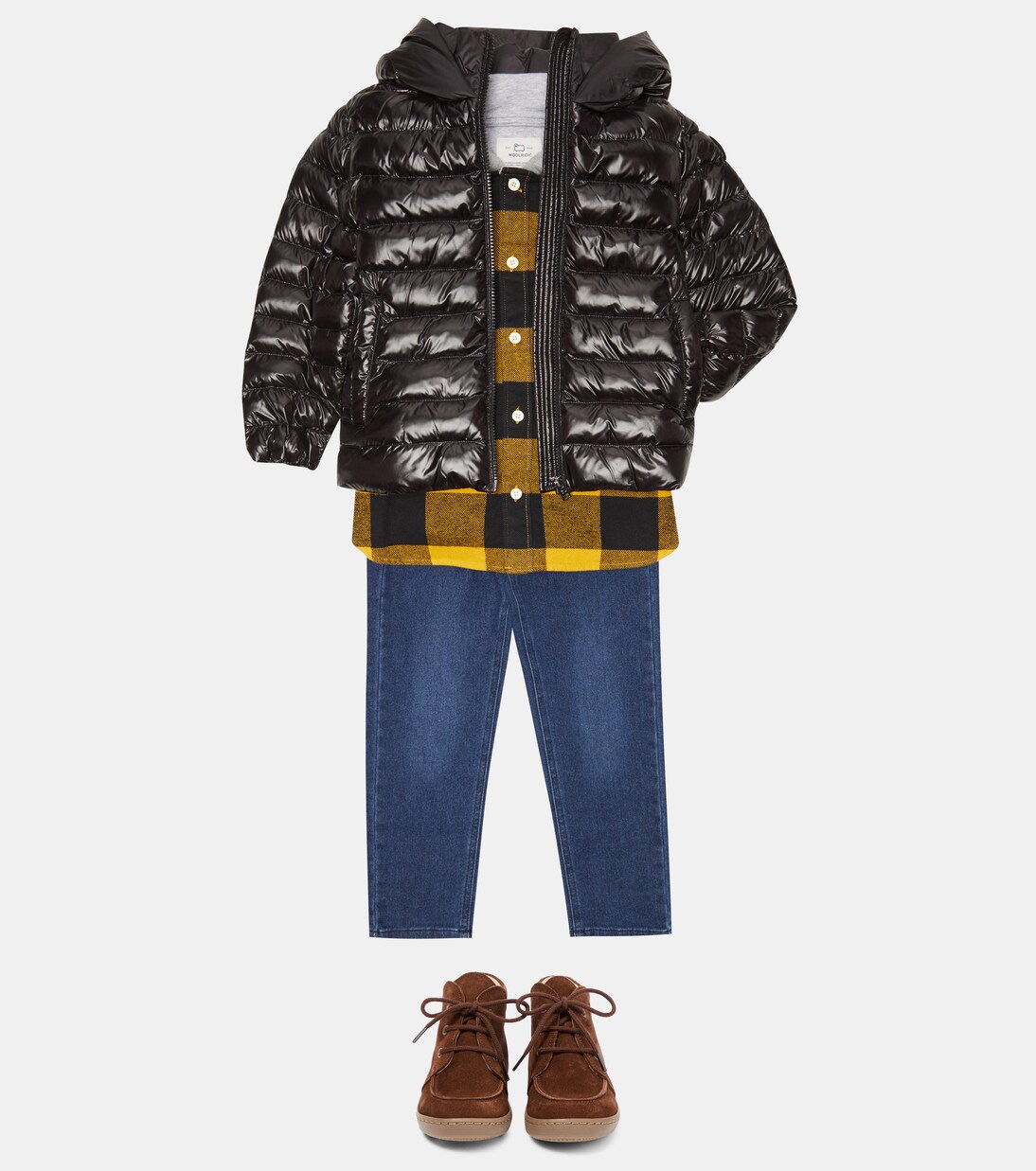 Schnürstiefel aus Veloursleder | Petit Nord