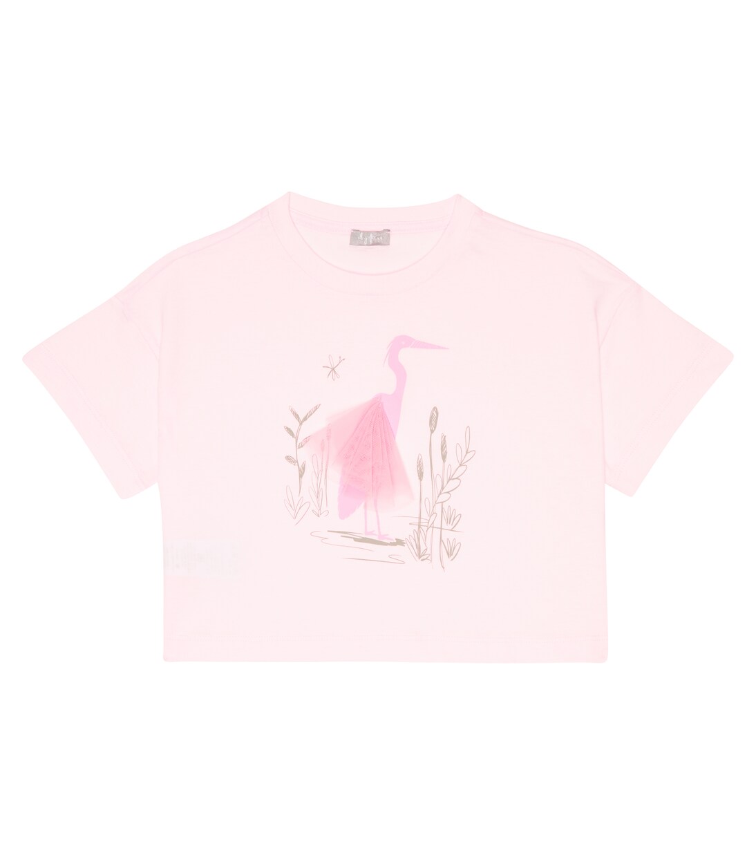 Printed cotton jersey T-shirt | Il Gufo