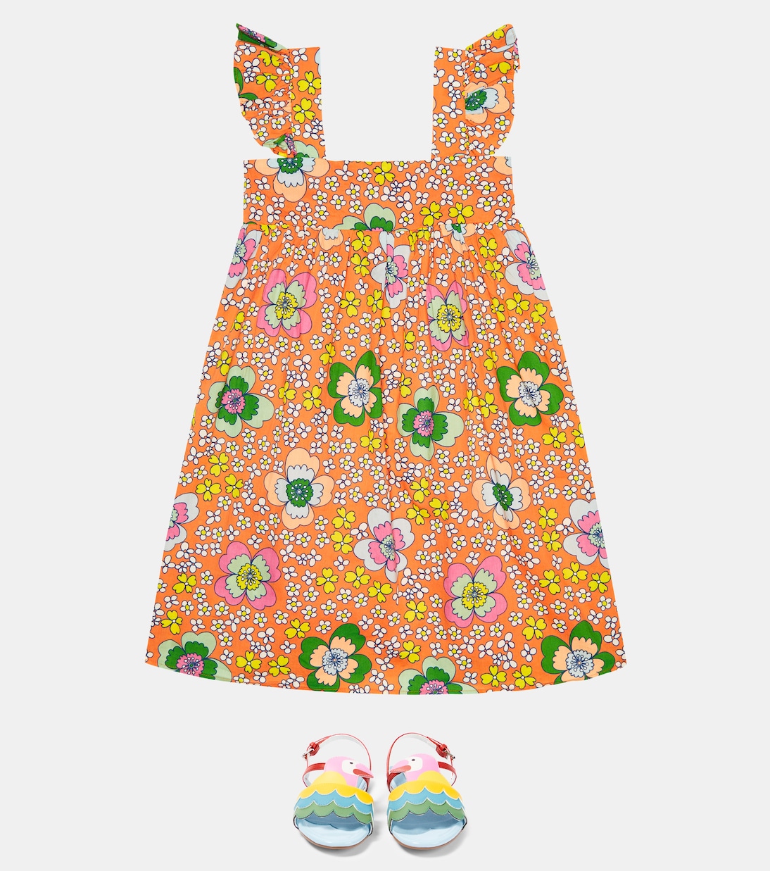 Printed cotton dress | Stella McCartney Kids
