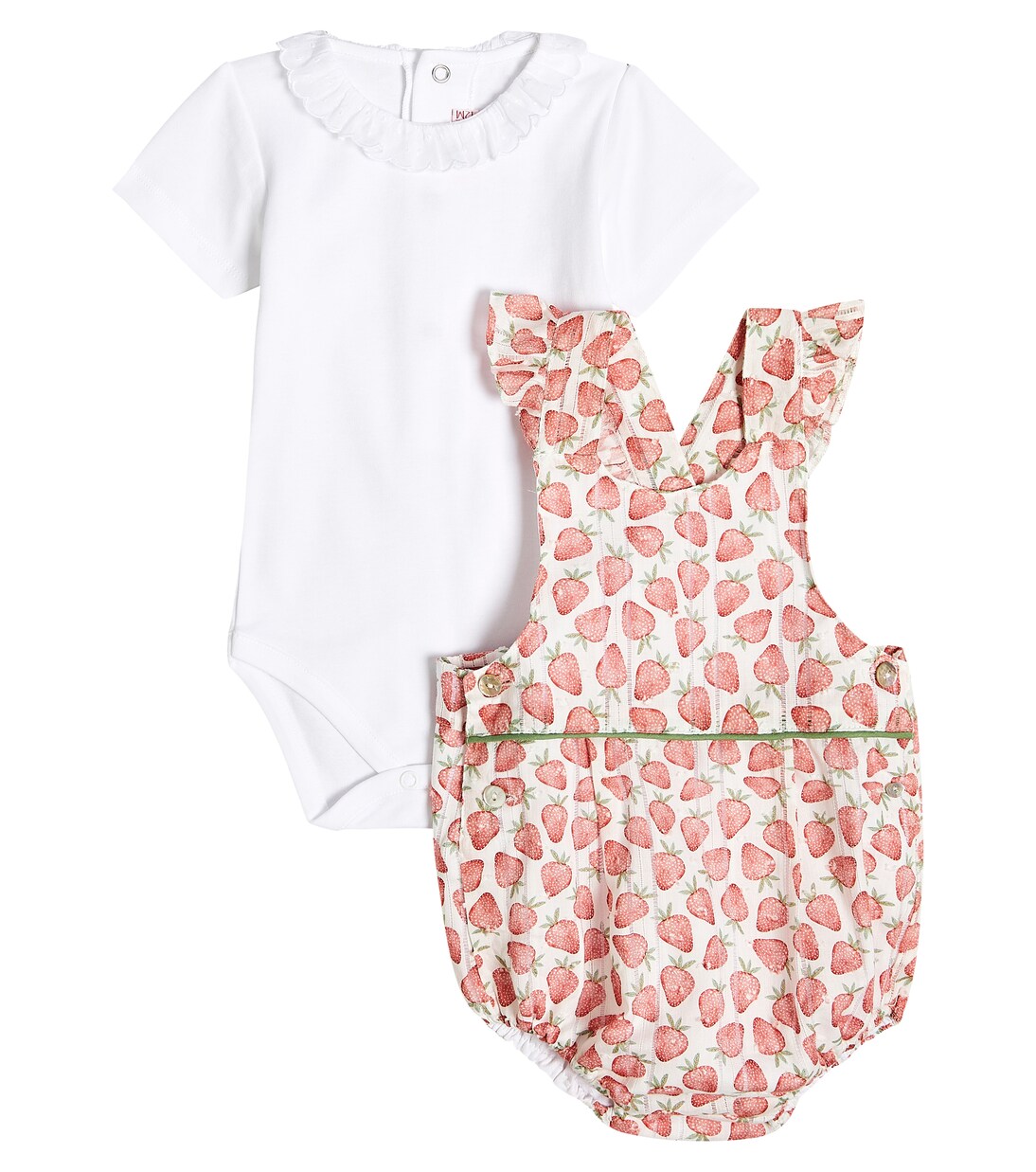 Bebé - set de mono Rontina y body Pluma | La Coqueta