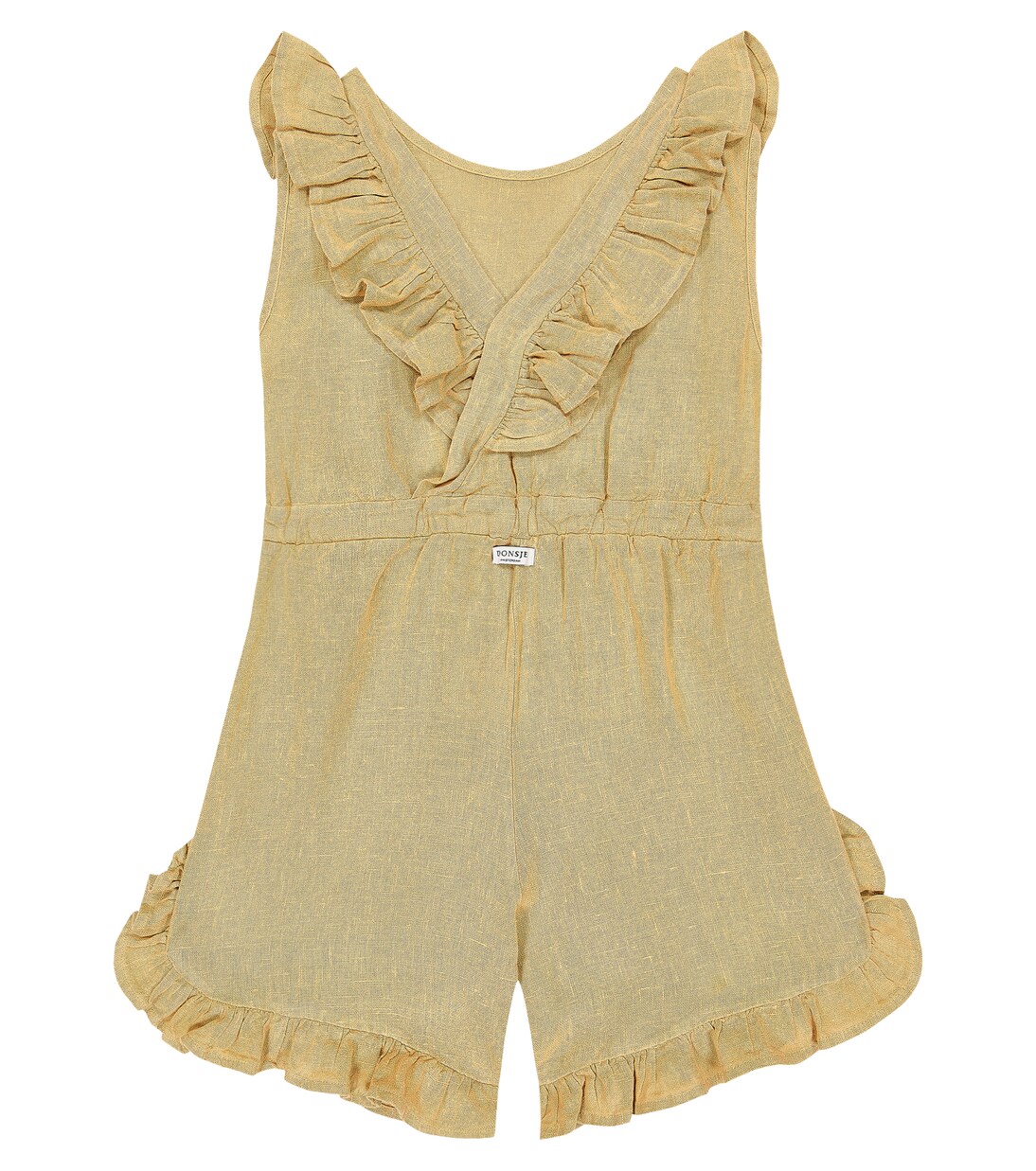 Kiki ruffled linen playsuit | Donsje