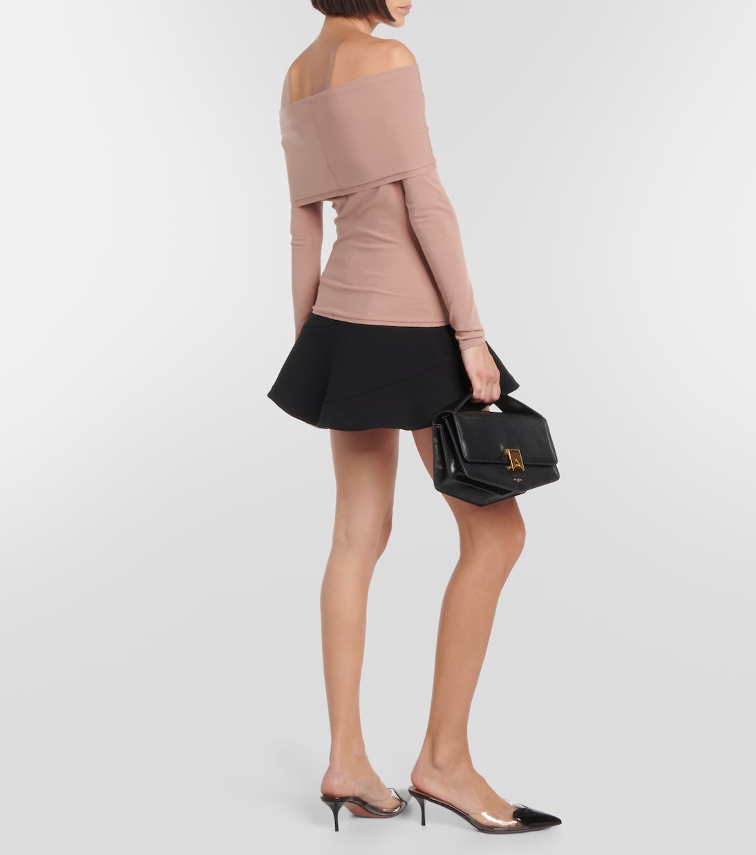 Top de jersey con hombros descubiertos | Alaïa