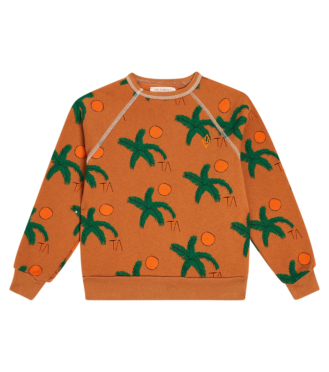 Shark printed cotton sweatshirt | The Animals Observatory