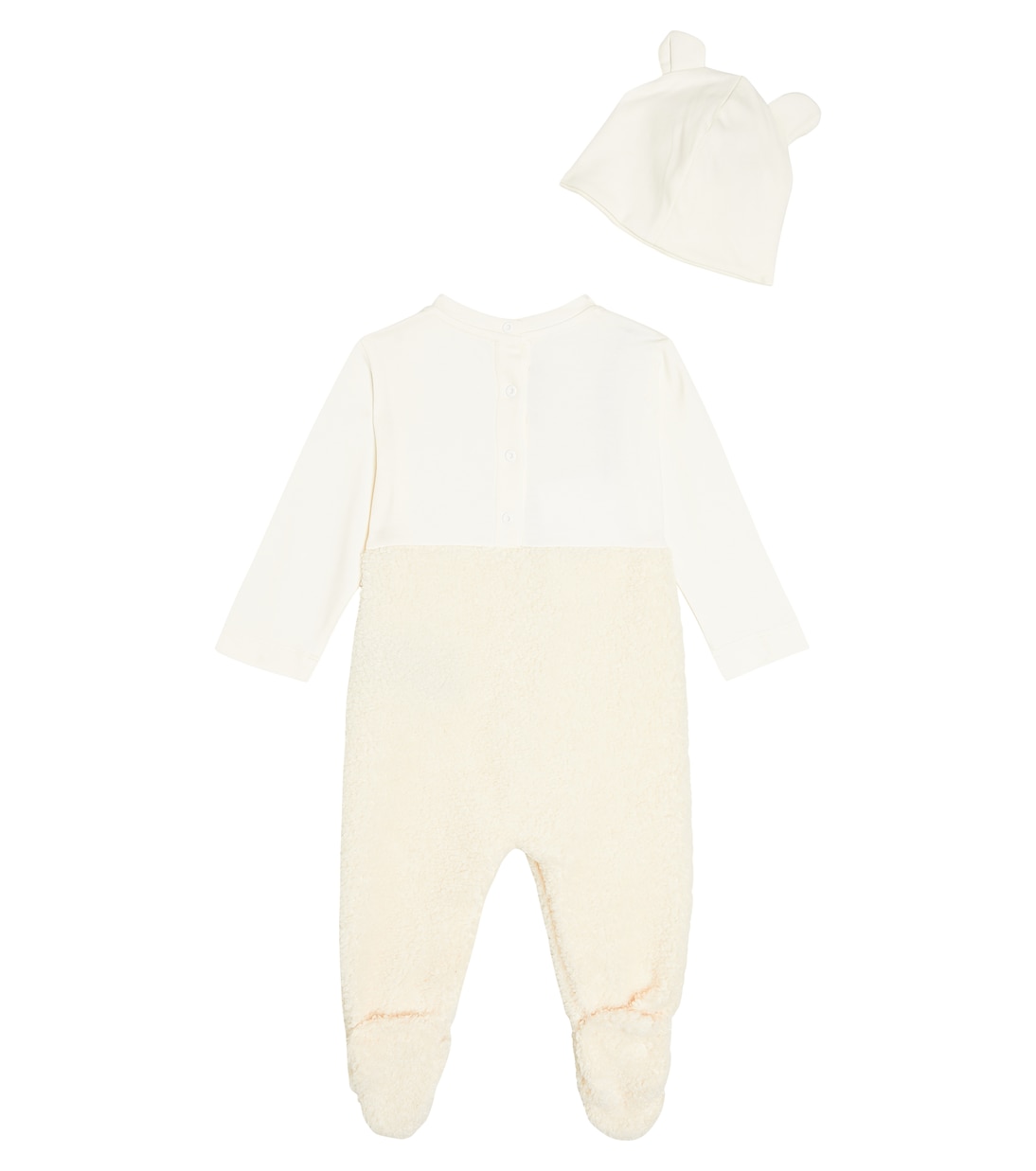 Baby cotton onesie and beanie set | Balmain Kids