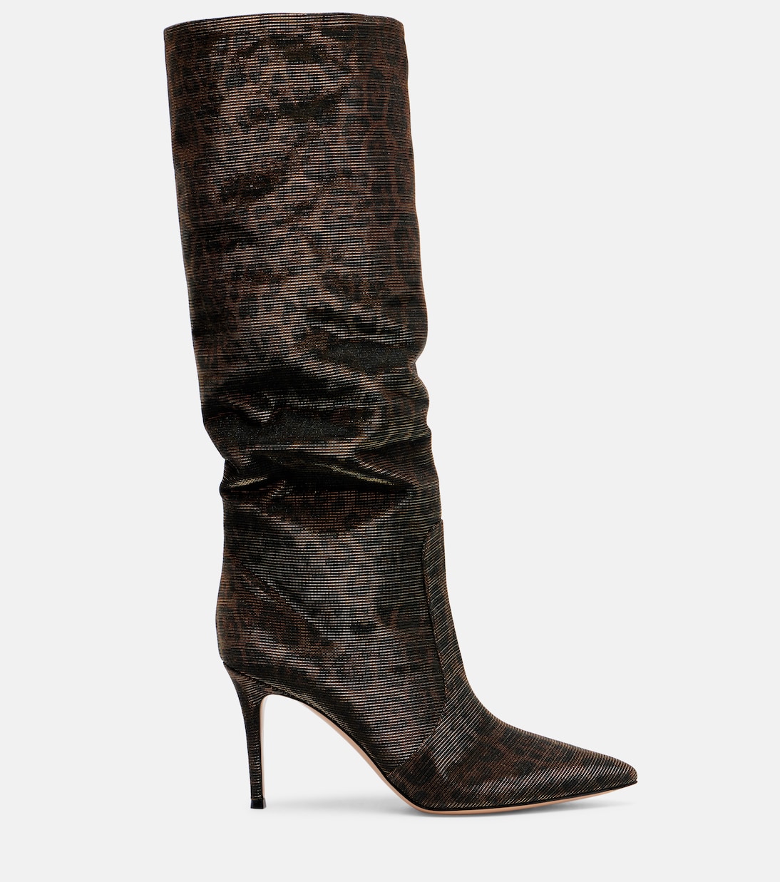 Hansen leopard-print knee-high boots | Gianvito Rossi
