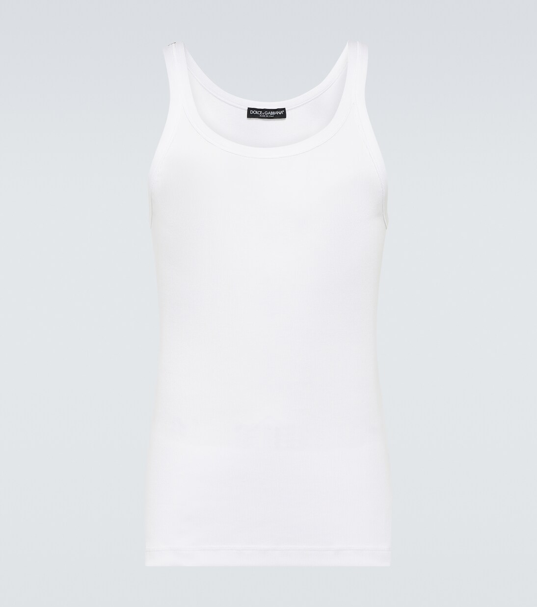 Cotton jersey tank top | Dolce&Gabbana