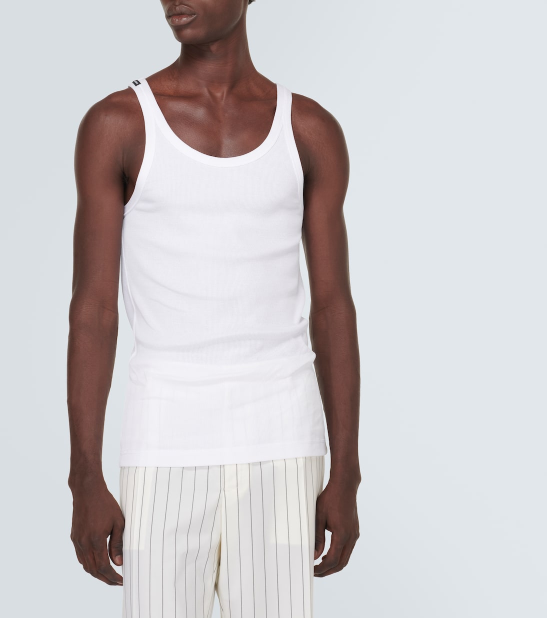 Cotton jersey tank top | Dolce&Gabbana