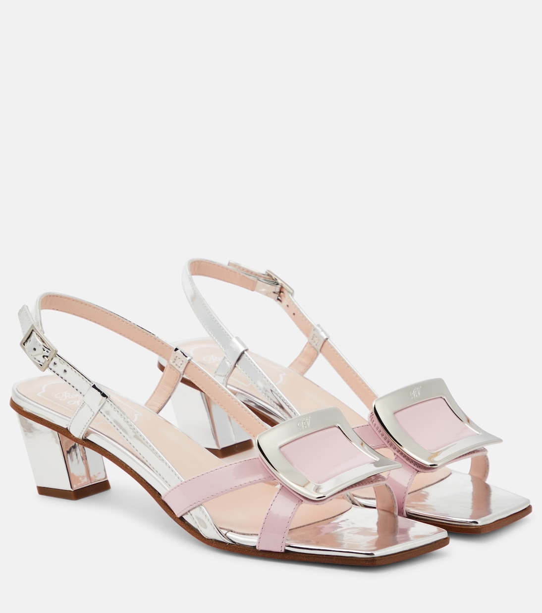 Sandalen Belle Vivier 45 aus Lackleder | Roger Vivier