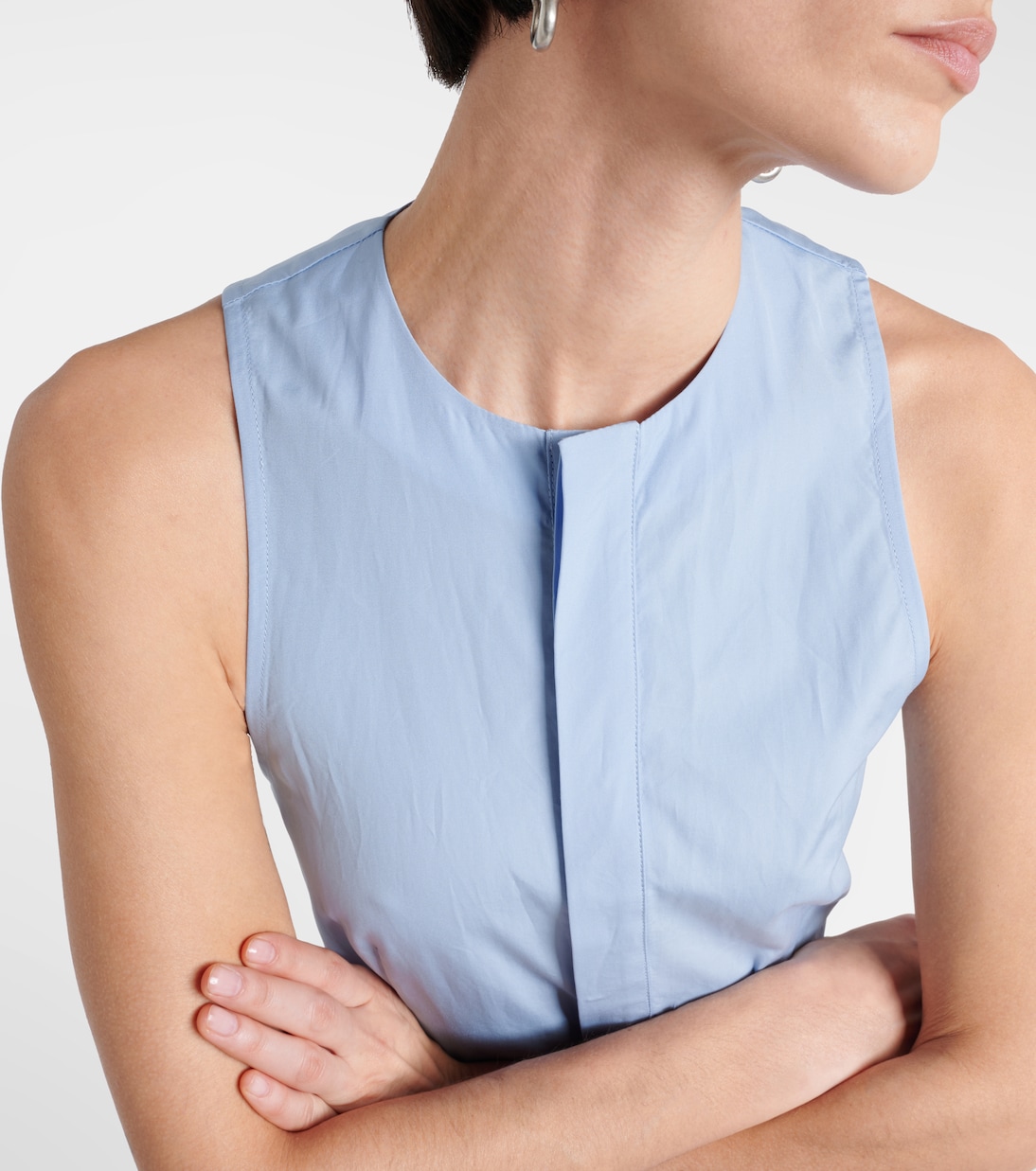 Robe chemise Godet en coton | Ami Paris