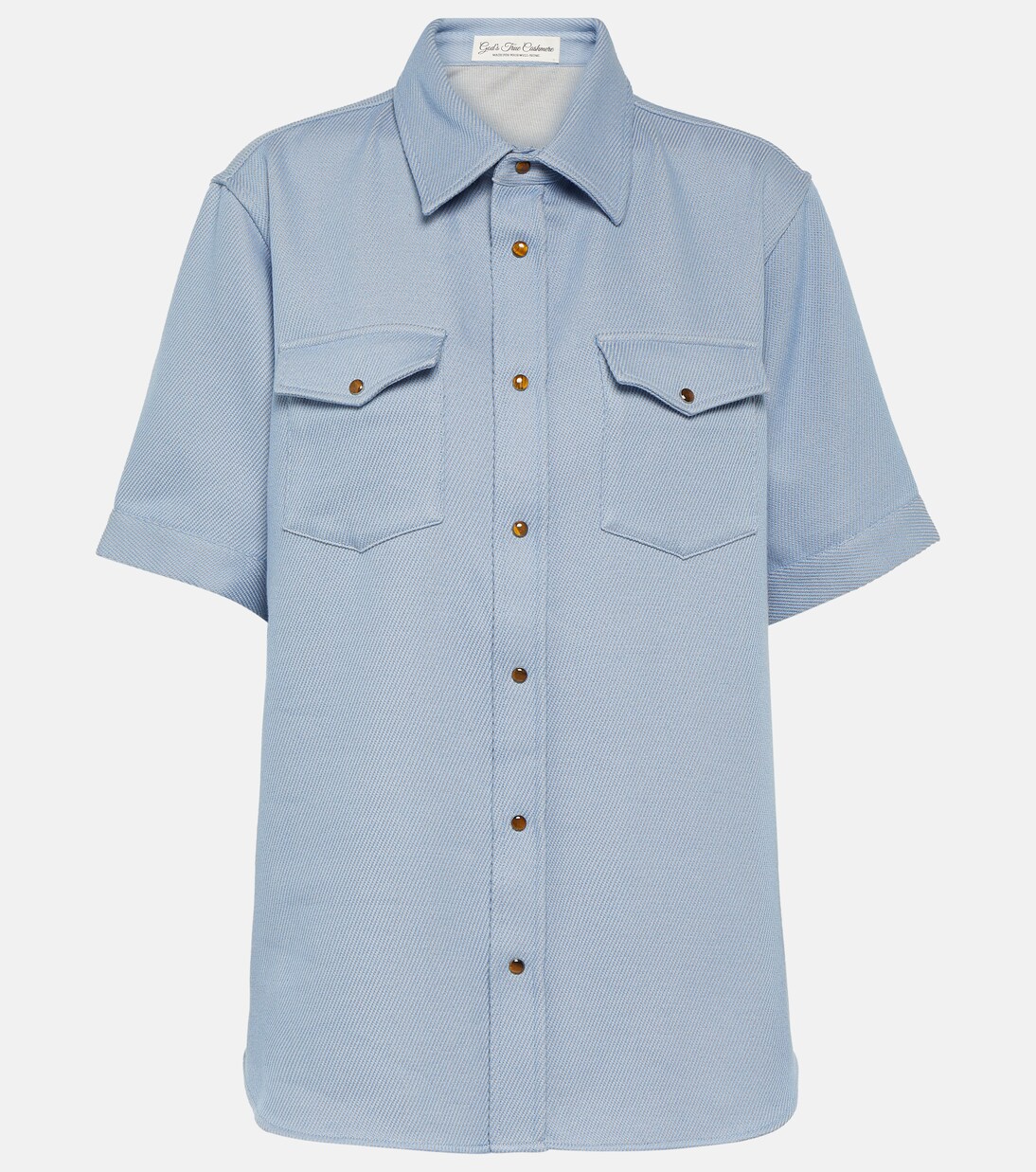 Cashmere and cotton shirt | God's True Cashmere