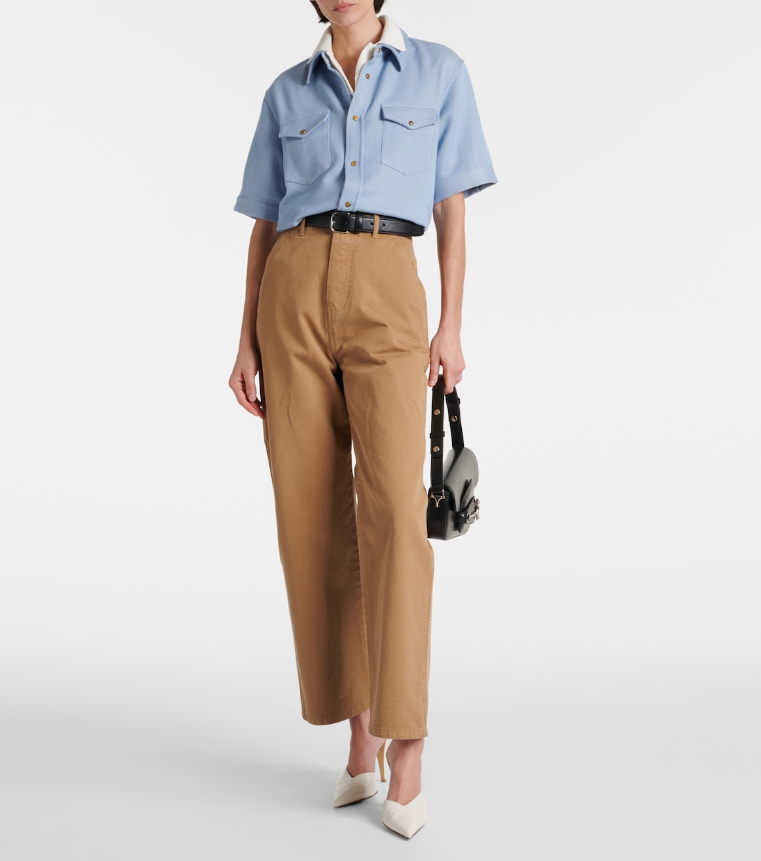 Cashmere and cotton shirt | God's True Cashmere