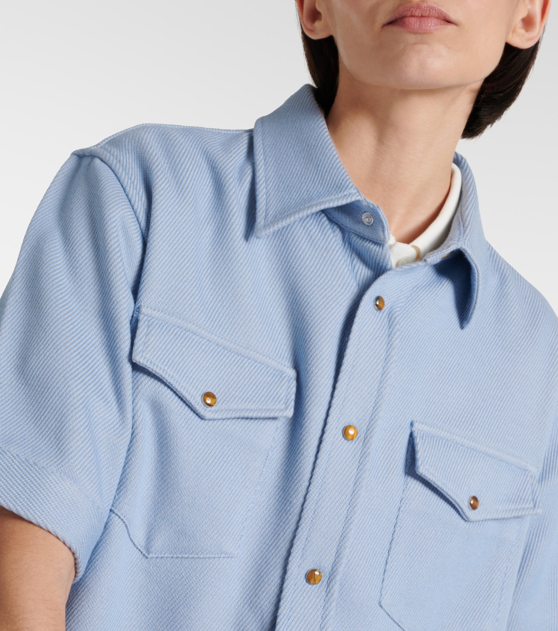 Cashmere and cotton shirt | God's True Cashmere